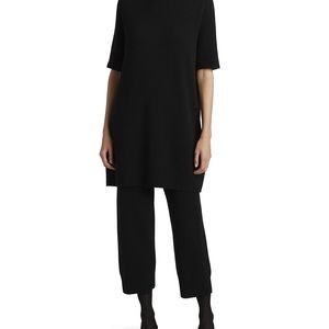 THE ROW Dalhia Cashmere Pants in Black Sz L Large NWT New $1,490